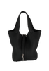 Picotin 18 In Clemence Noir, &pound;3,500, Handbags, Black, Leather, Front view